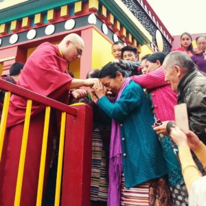 Kalu Rinpoche in Sonada, India